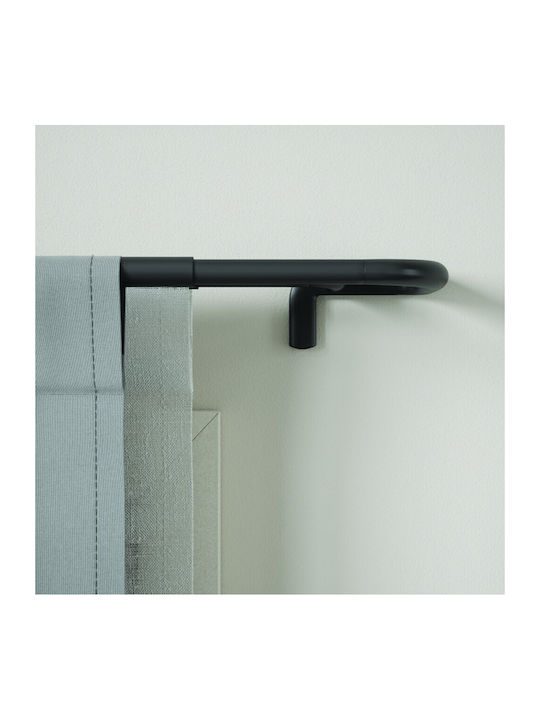 Umbra Extendable Metallic Curtain Pole Twilight Double Double with Rod Φ19mm 76-213cm Metallic