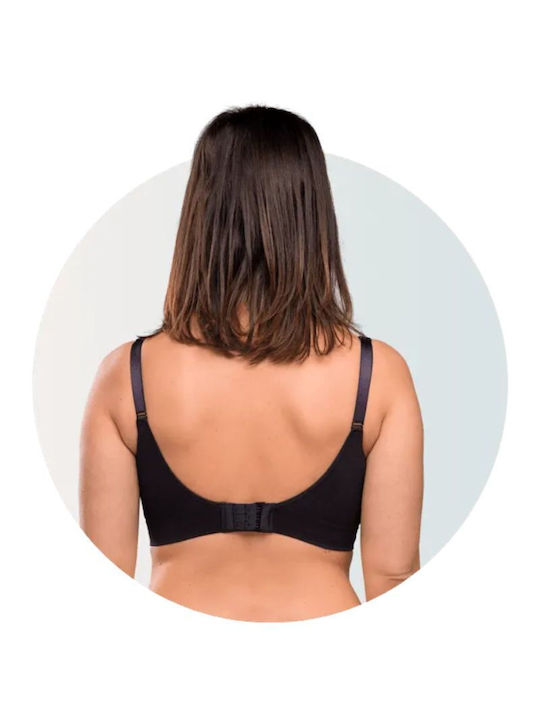 Carriwell Maternity & Nursing Bra with Clips Black