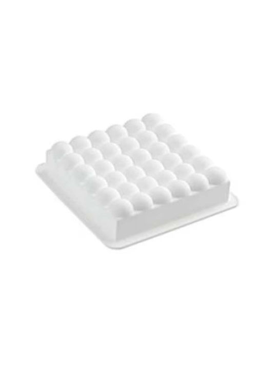 Silicone Muffin Mold 36 Cavities for Making Tarts Pastries and Cakes White