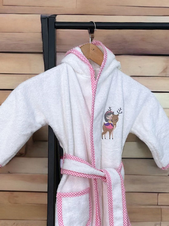 Bunny Bebe Βρεφικό Μπουρνούζι με Κουκούλα