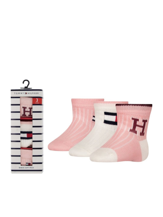 Tommy Hilfiger Детски чорапи Pink, White