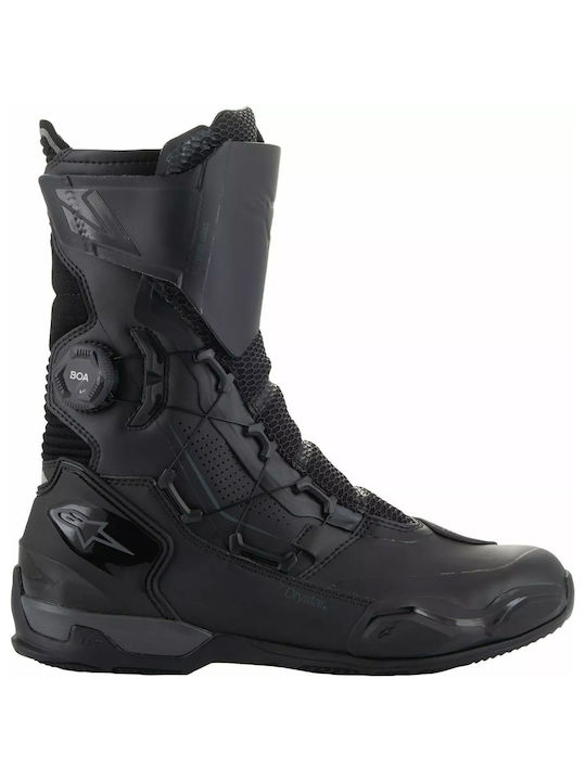 Alpinestars Sp-x Boa Ανδρικές Μπότες Μηχανής Drystar Αδιάβροχες Μαύρες