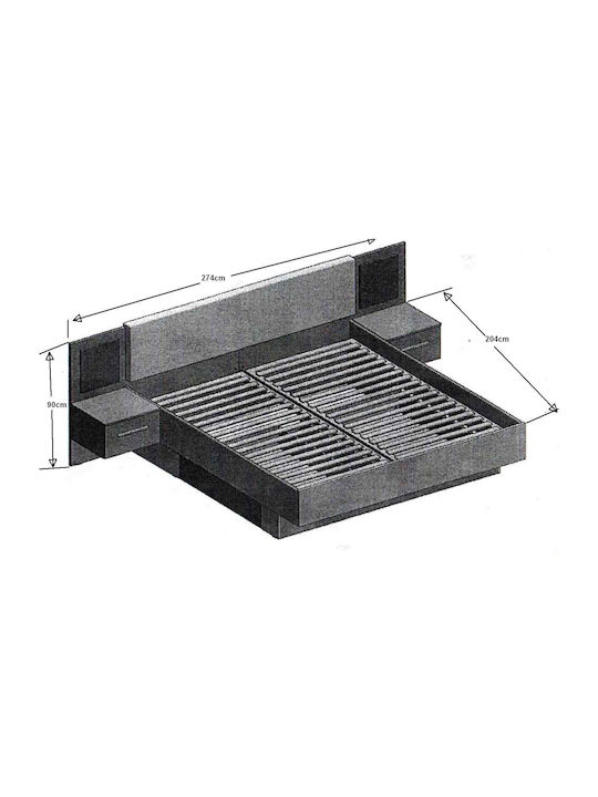 Set de Dormitor cu Tăblii 180x200buc 3buc