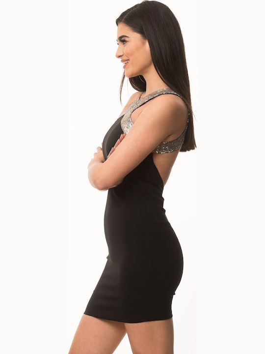 Mini Evening Dress Black