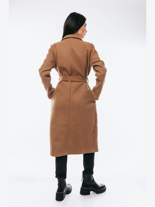 Damen Taba Mantel mit Gürtel
