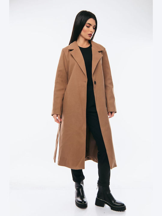 Damen Taba Mantel mit Gürtel