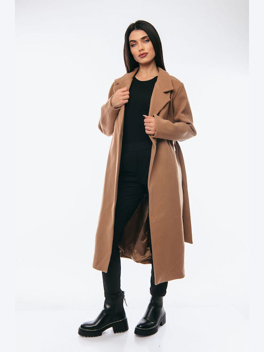 Damen Taba Mantel mit Gürtel
