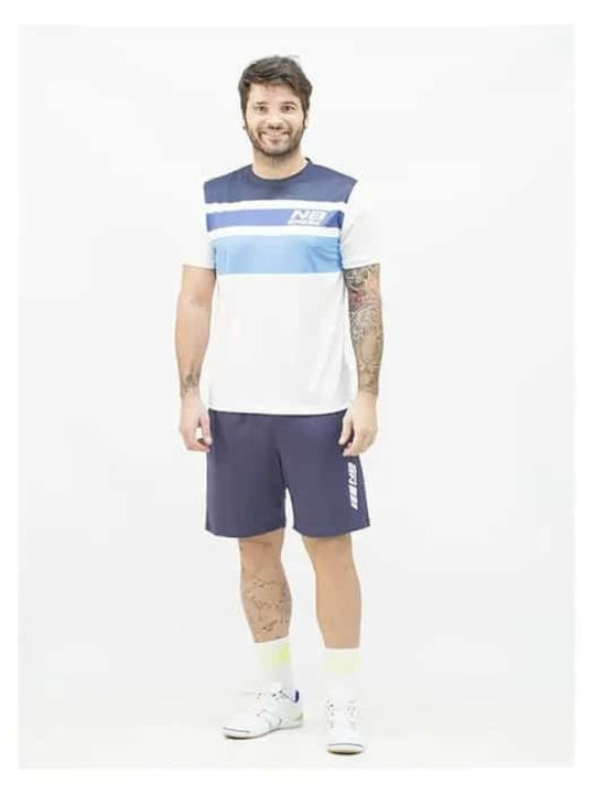 Enebe Tricou White/Blue