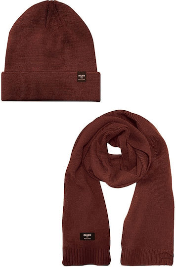 Beanie Unisex Beanie Knitted in Red color