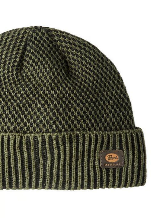 Beanie Männer Beanie Gestrickt in Grün Farbe