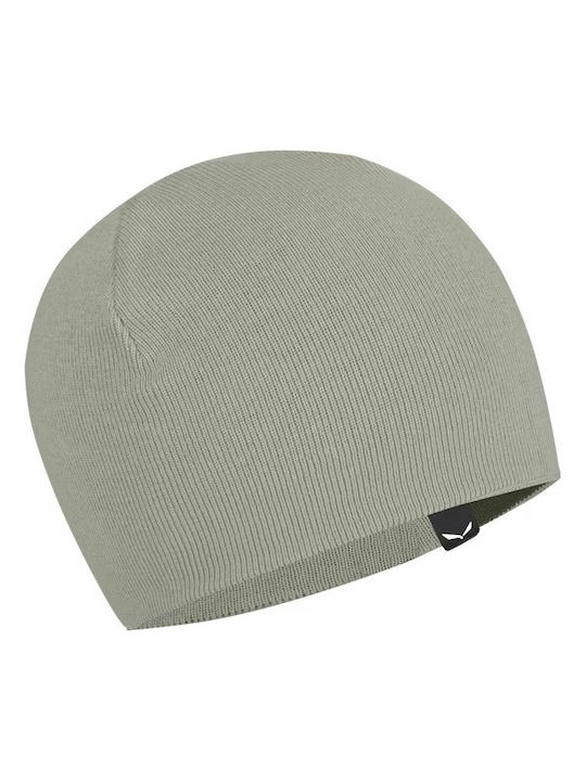 Salewa Beanie Unisex Reversible Beanie Knitted in Green color