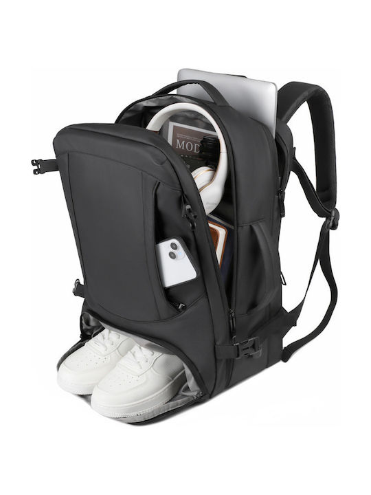 R&J Backpack Waterproof 36lt Black