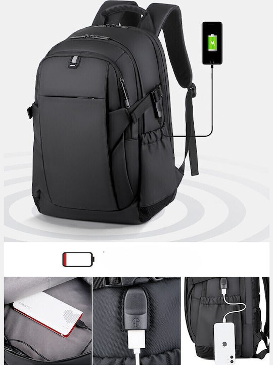 R&J Backpack Αδιάβροχο 32lt Μαύρο