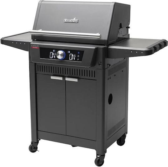 Char-Broil Evolve Газово Барбекю Чугунена Решетка 62брx43брсм. с 4 бр 8.44кВт и Инфрачервен Нагревател