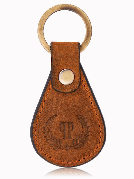 Leather Women's Wallet Classic Keychain Orange