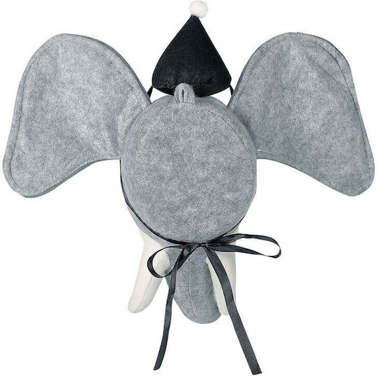 Plush Wall Decoration Gray Elephant Badou