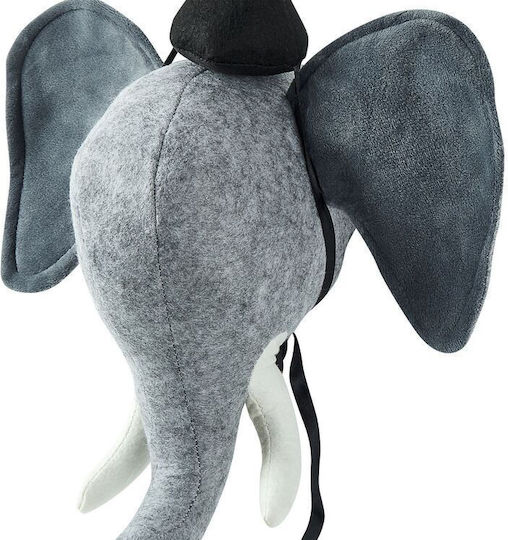 Plush Wall Decoration Gray Elephant Badou