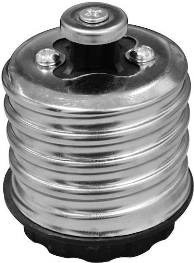 E40 To E27 Dule Adapter Virone Lh E40 E27-28 Black