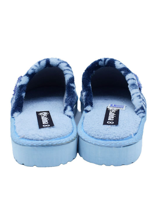 Winter Women's Slippers Light Blue
