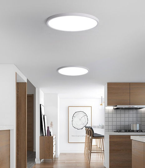 Round LED Panel 38W with Warm White Light 3000K