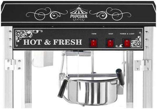 Professional Efficient Popcorn Machine Adjustable 230V 1.6KW Black