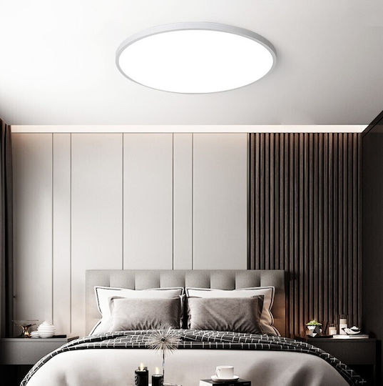 Round LED Panel 38W with Warm White Light 3000K