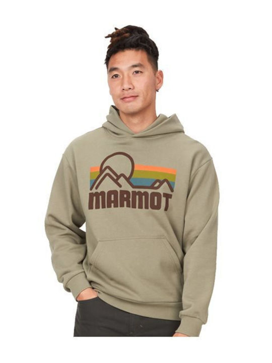Sweatshirt mit Kapuze Petrol Blau