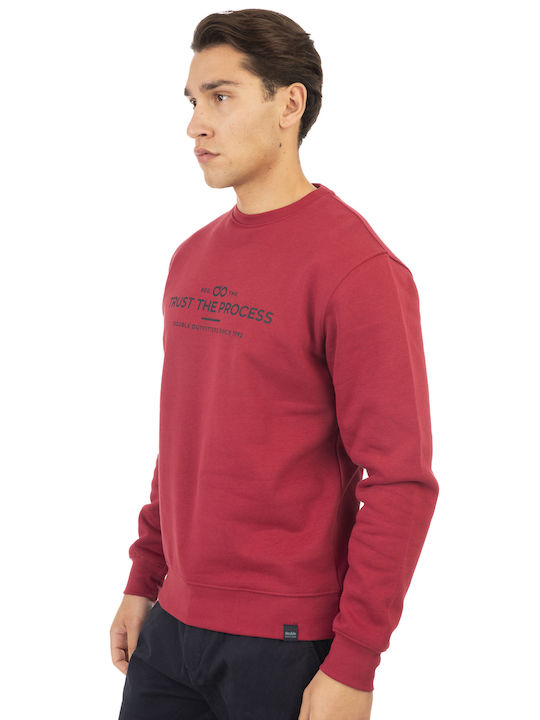 Double Sweatshirt Fleece Deep Red