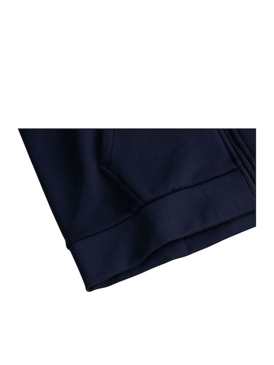 Sweatshirt with Hood Navy Blue