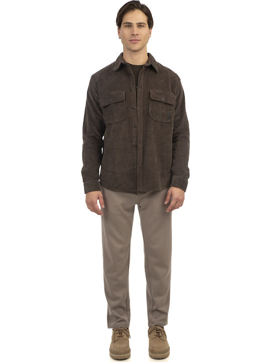 Rebase Zeichenfolge Overshirt Grau