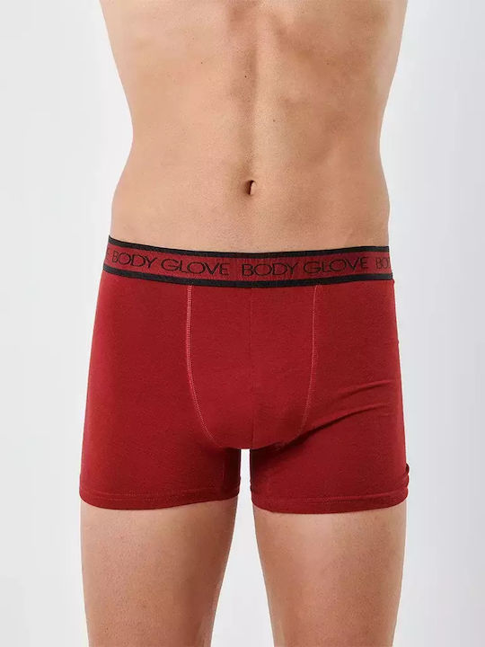 Men's Boxers Blue, Bordeaux 2Pack