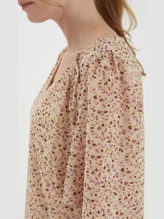 Bluza damă Mâneci Scurte Bej