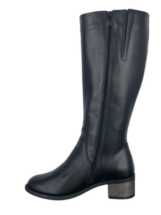 Anatomic Leather Women's Boots with Zipper Black
