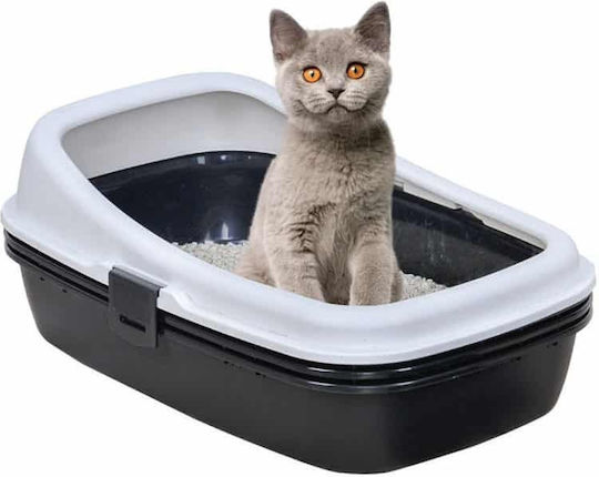 Cat Basin Black L59 x W39 x H20.5cm