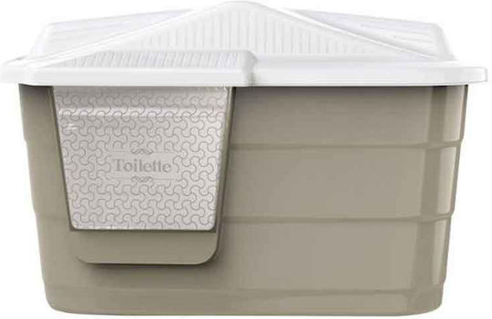 Georplast Cat Toilet Closed Gray L57.5 x W38.5 x H37cm