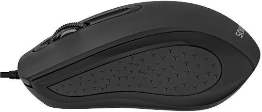 Savio MB-02 Cu fir Mouse Negru