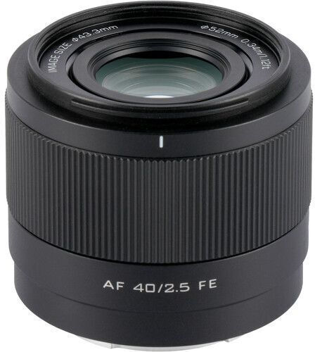 Viltrox Full Frame Camera Lens AF 40mm f/2.5 for Sony E Mount Black