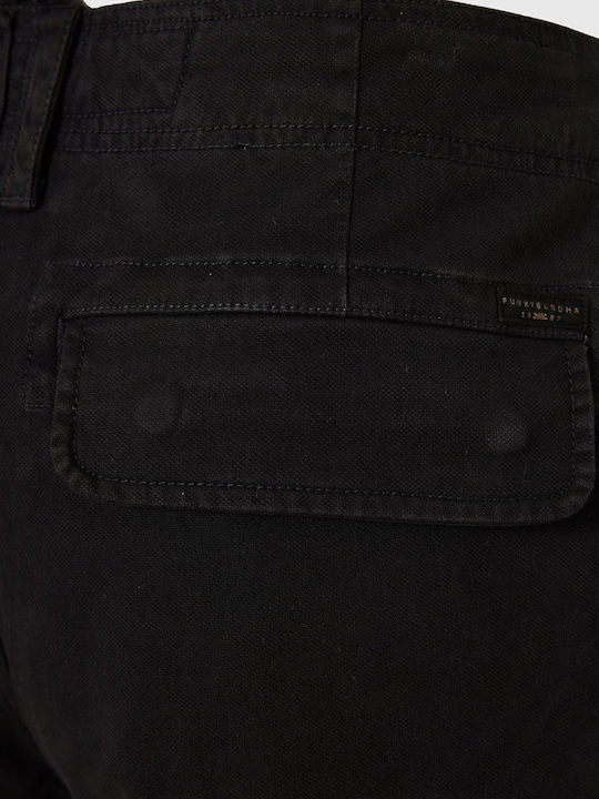 Trousers Cargo in Loose Fit Black