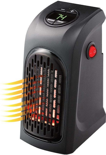 Fan Heater Room Wall Negru 400W