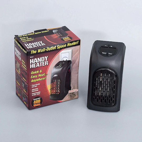 Fan Heater Room Wall Negru 400W