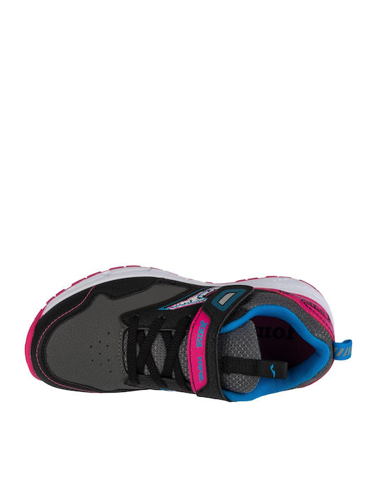 Tundra Αθλητικά Παιδικά Παπούτσια Running με Σκρατς Μαύρα