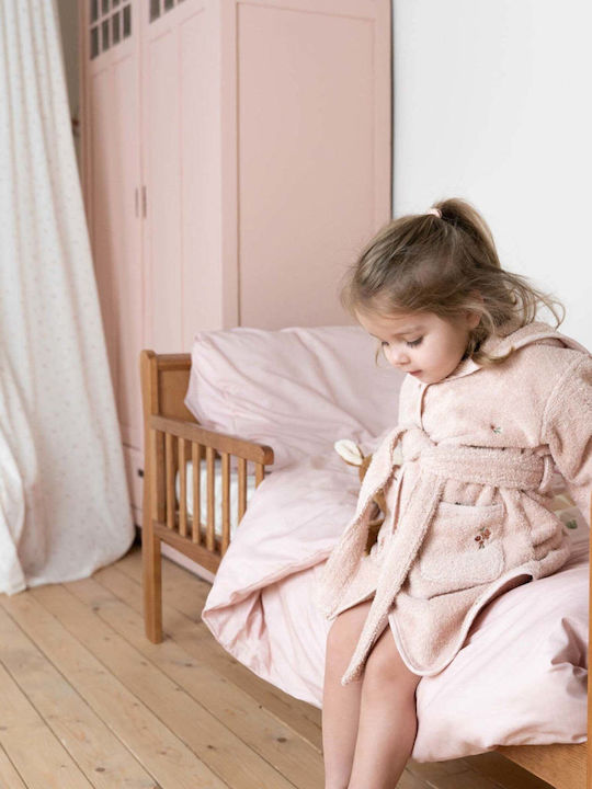 Little Dutch Hooded Baby Bathrobe Blossom