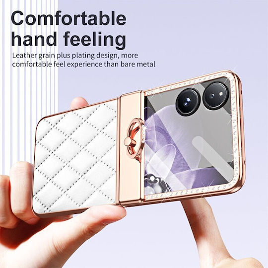 Rhombus Strass Book Plastic Violet (Xiaomi Mix Flip)
