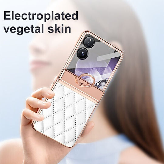 Rhombus Strass Buchen Sie Kunststoff Schwarz (Xiaomi Mix Flip)