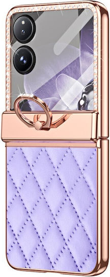 Rhombus Strass Book Plastic Violet (Xiaomi Mix Flip)