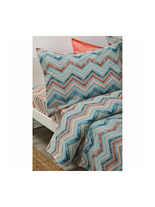 Whitegg Sheet Sets Queen with Elastic 170x200+28cm. Φαν67 2 4pcs