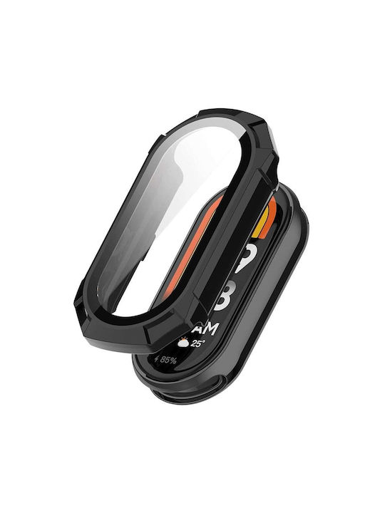 Techsuit Defense360 Pro Πλαστική Θήκη με Τζαμάκι σε Μαύρο χρώμα για Smart Band 8