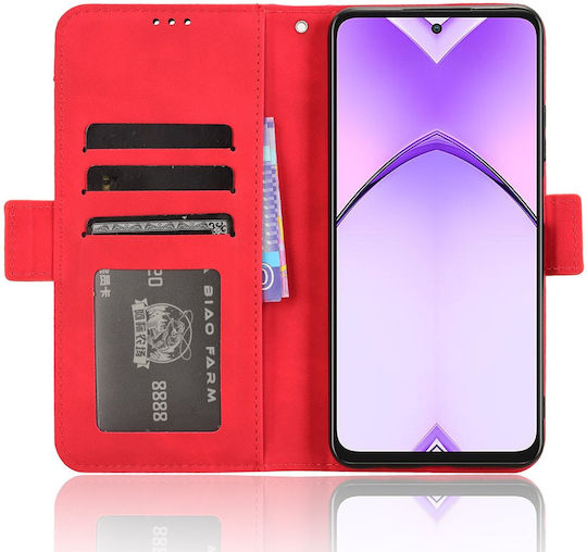Buchen Sie Synthetisches Leder / Kunststoff / Silikon Rot (Oppo A80 5G)