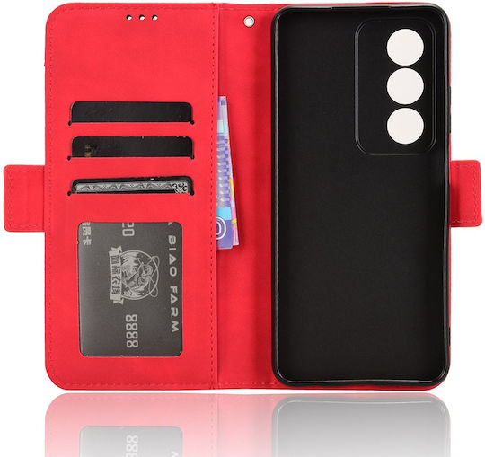 Buchen Sie Synthetisches Leder / Kunststoff / Silikon Rot (Oppo A80 5G)