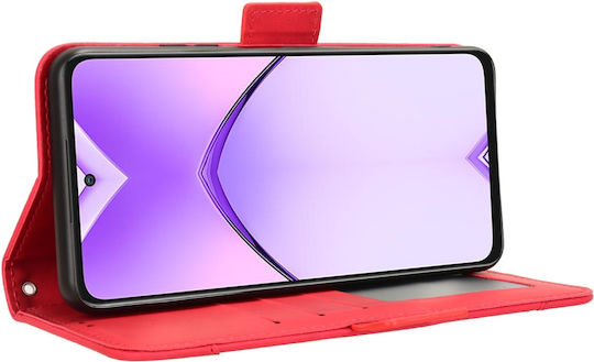 Buchen Sie Synthetisches Leder / Kunststoff / Silikon Rot (Oppo A80 5G)